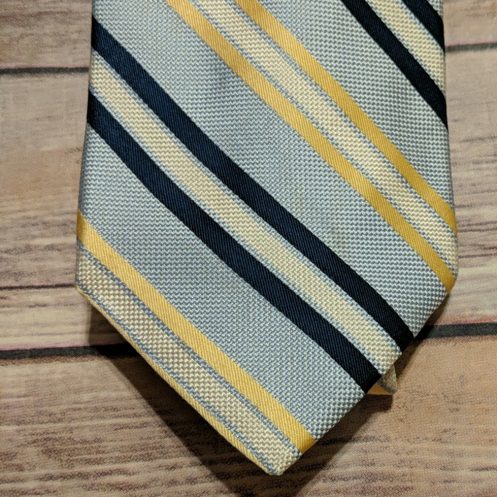 Tommy Hilfiger Silk Striped Tie - Picture 2 of 7